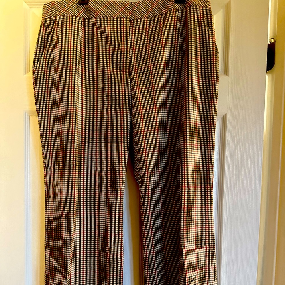 Trina Turk multi pattern dress pants. Size 16